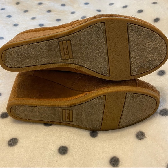 TOMS | Brown suede wedge boots - Picture 2 of 4